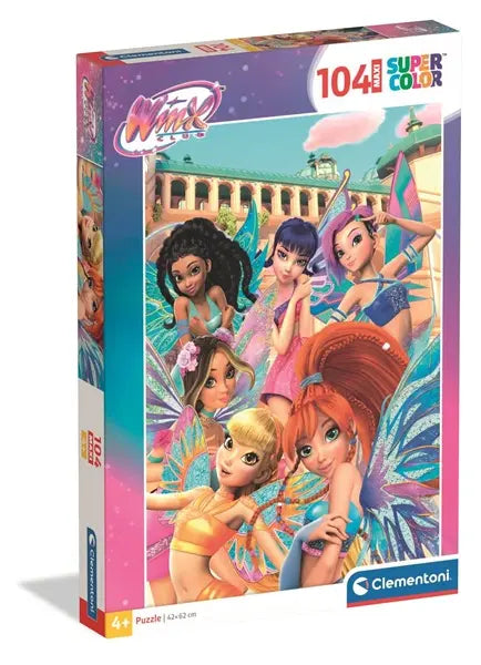 Puzzle 104 Maxi Super Kolor - Winx