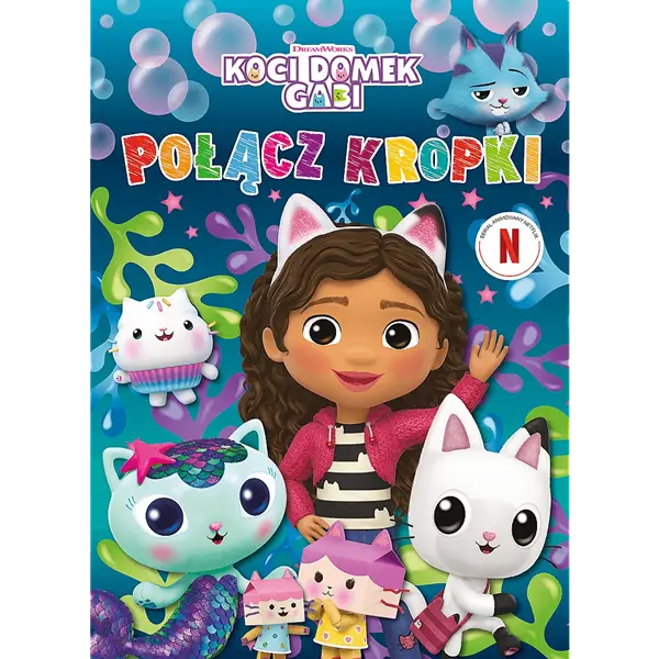 Książka aktywizująca Koci Domek Gabi - Połącz kropki