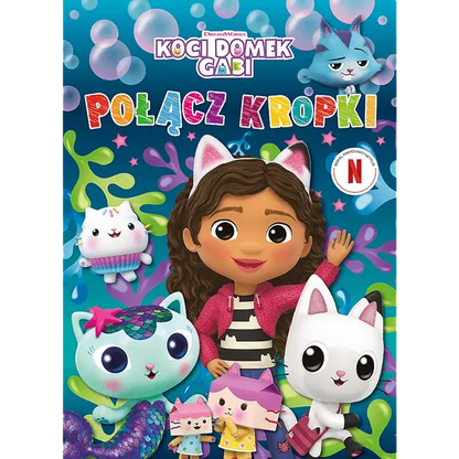Książka aktywizująca Koci Domek Gabi - Połącz kropki