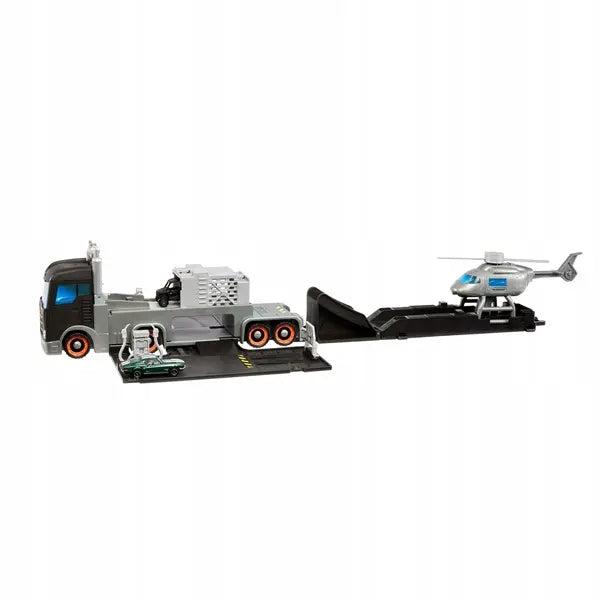 Matchbox ciężarówka + helikopter + 2 pojazdy