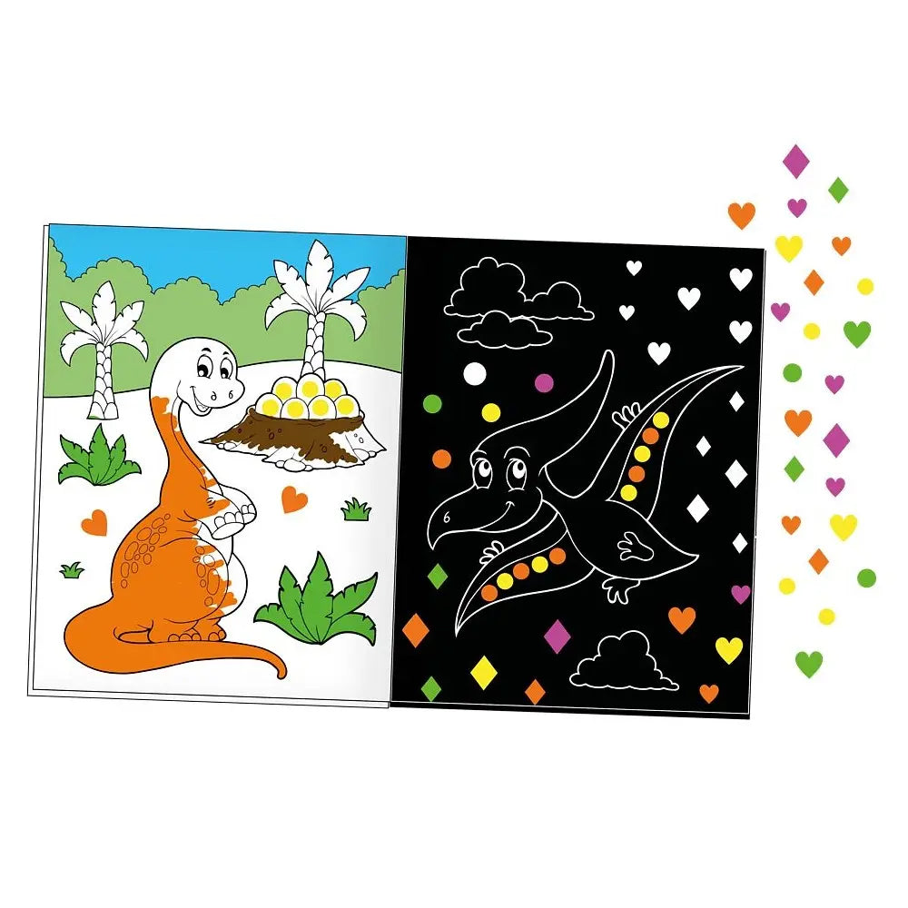 Lubię dinozaury neon moc koloru