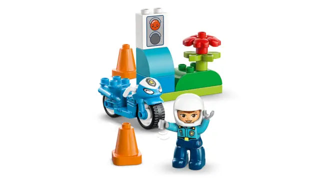 Lego Duplo - Niebieski motocykl policyjny