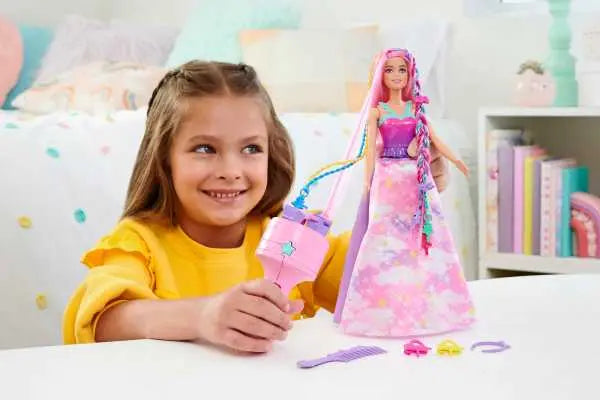 Barbie Dreamtopia - Księżniczka Zakręcone pasemka