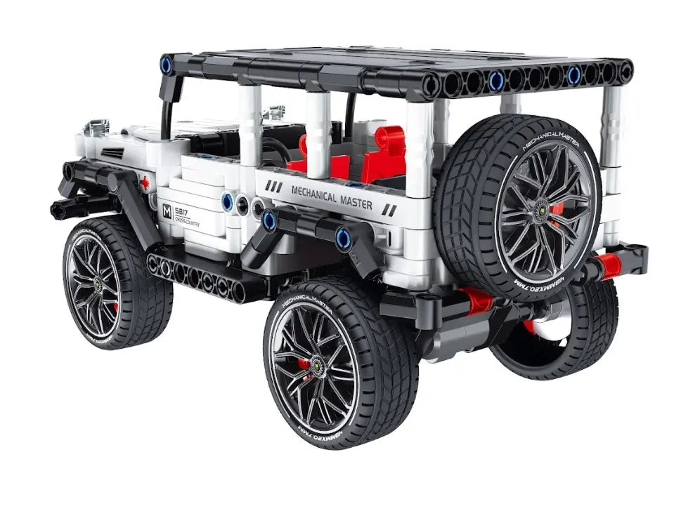 Immaster klocki pojazd off road biały 434 elementy