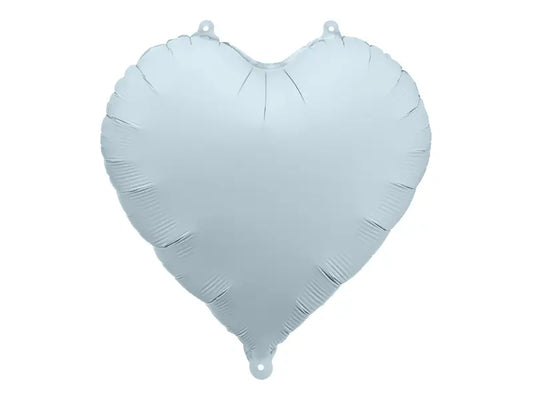 Balon foliowy Serce mglisty niebieski 45 cm