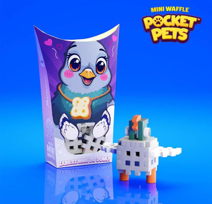 Klocki wafle mini pocket pets gołąb