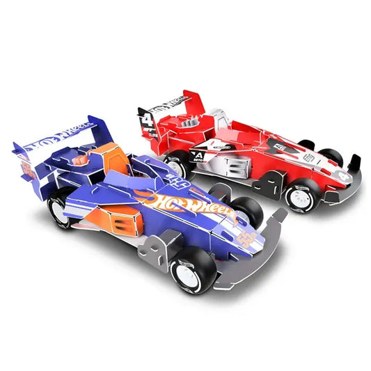 Hot Wheels Maker Kitz 2x cars Make and Race