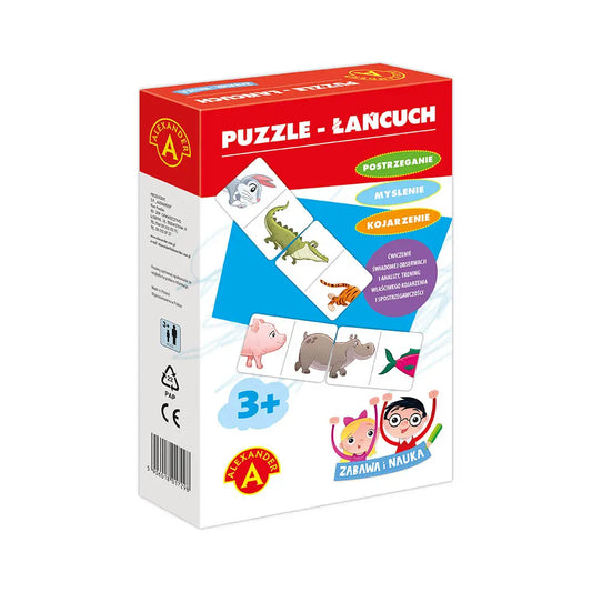 Puzzle łańcuch - zabawa i nauka 18370