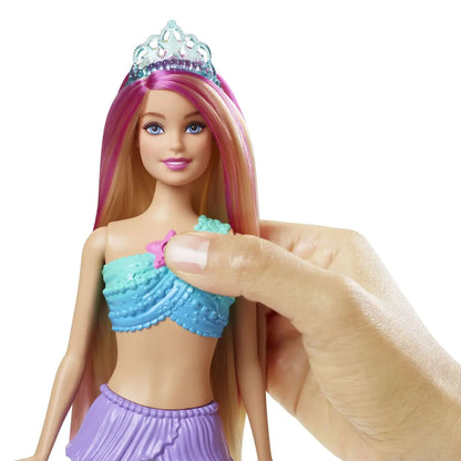 Barbie malibu syrenka migoczące światełka