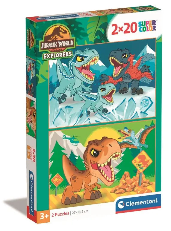 Puzzle 2x20 Super Kolor Jurassic World