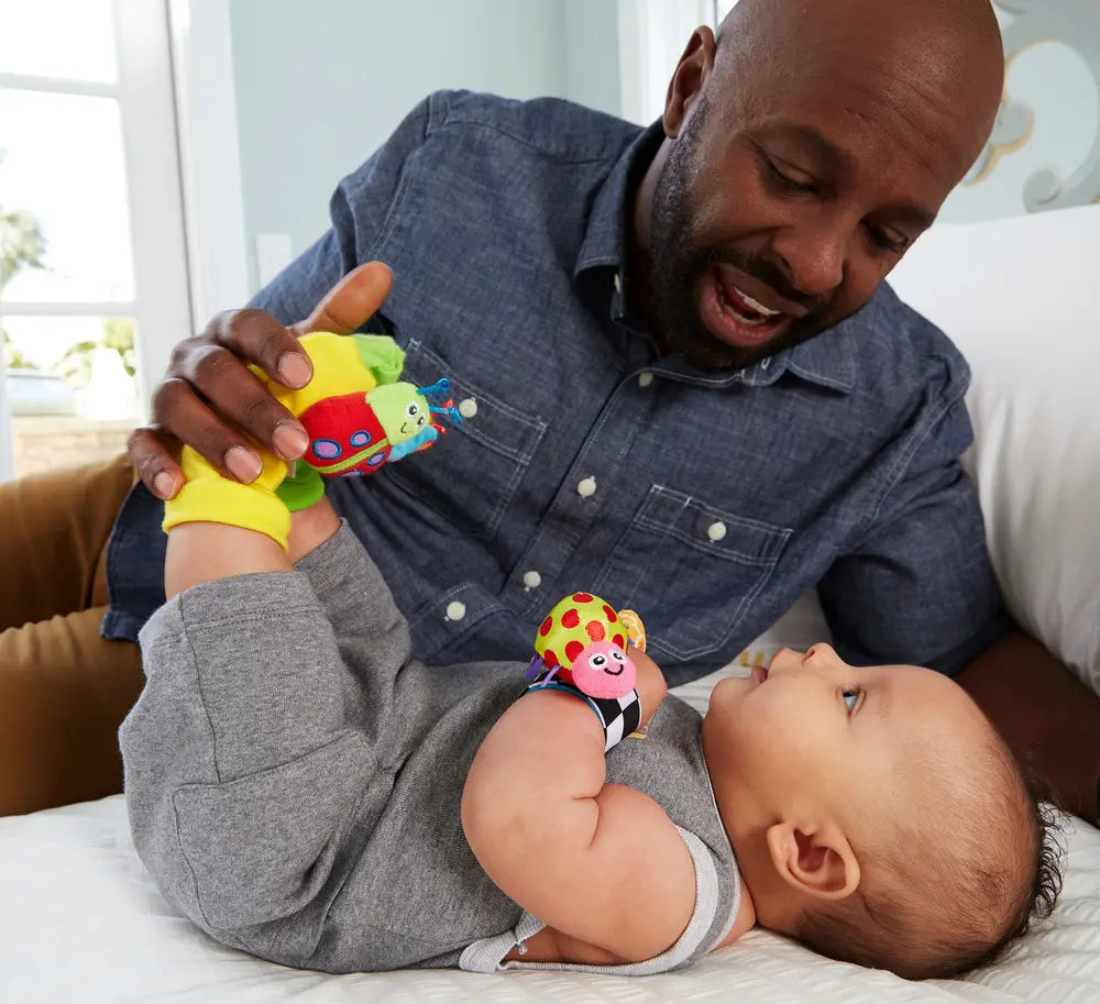 TOMY Lamaze robaczki zestaw grzechotek na rączki LC27634