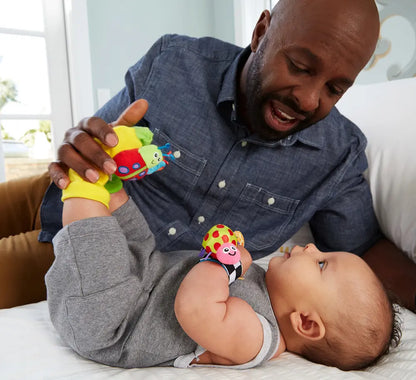 TOMY Lamaze robaczki zestaw grzechotek na rączki LC27634