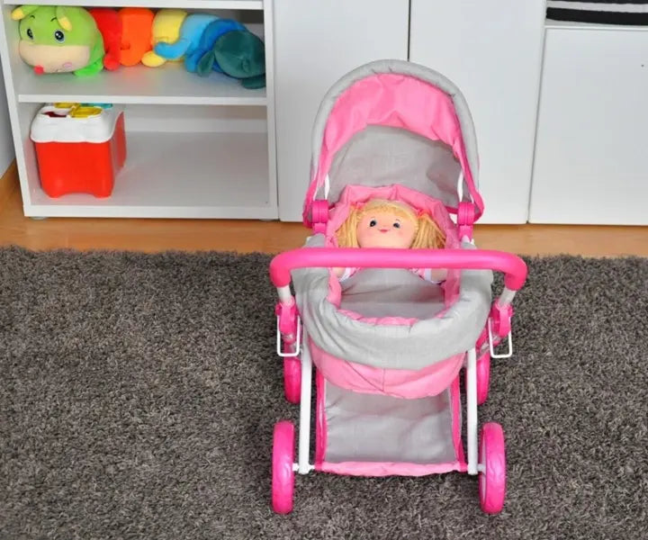 Wózek dla lalek Alice prestige pink