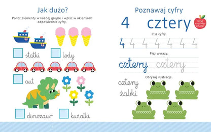 Książeczka - Mały geniusz, Wesołe cyferki