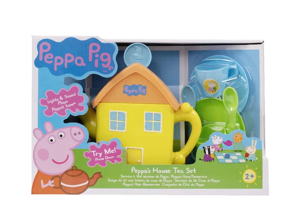 Zestaw do herbaty świnka peppa domek
