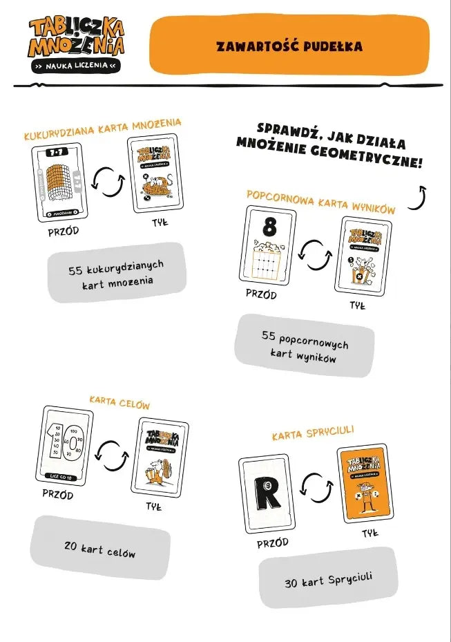 Gra edukacyjna - Tabliczka mnożenia. Nauka liczenia