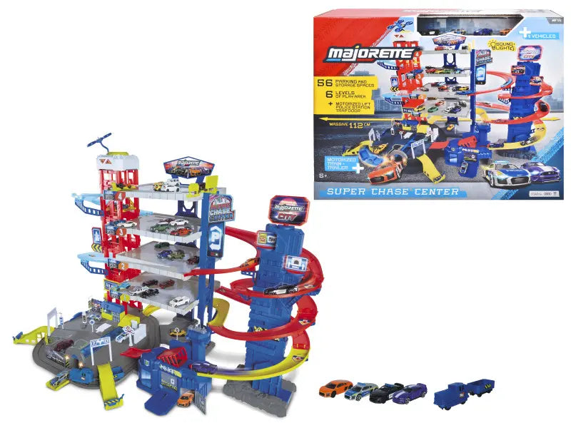 Majorette super centrum pościgu + 4 auta