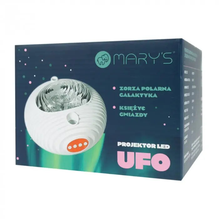 Projektor UFO galaktyka RGBW z pilotem