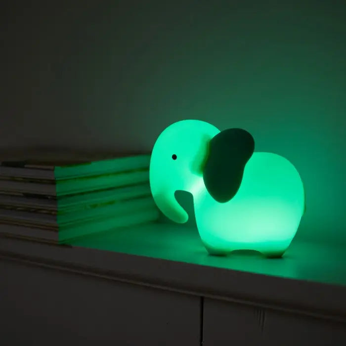 Lampka nocna LED Słoń turkusowy
