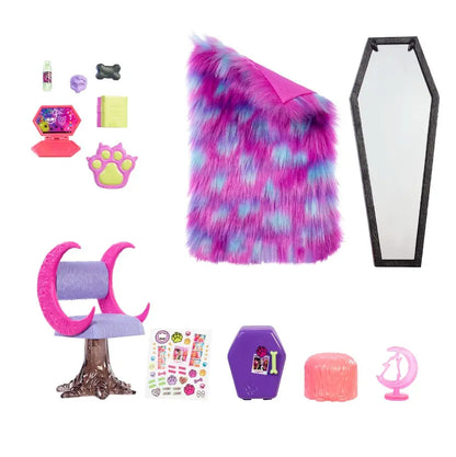 Monster high sypialnia clawdeen wolf