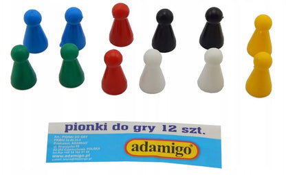 Adamigo pionki do gry 12 szt