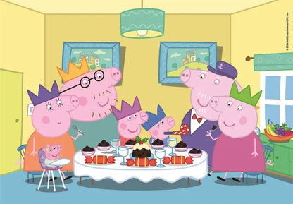 Puzzle 2x20 SuperKolor Świnka Peppa
