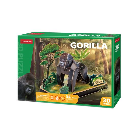 Cubic Fun puzzle 3D Zwierzęta Goryl