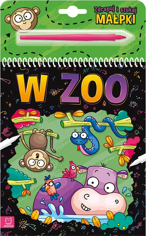 Zdrapuj i szukaj małpki W ZOO 36777