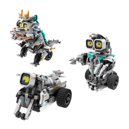 Immaster rc inteligentny robot programujący 3w1 408 elementów
