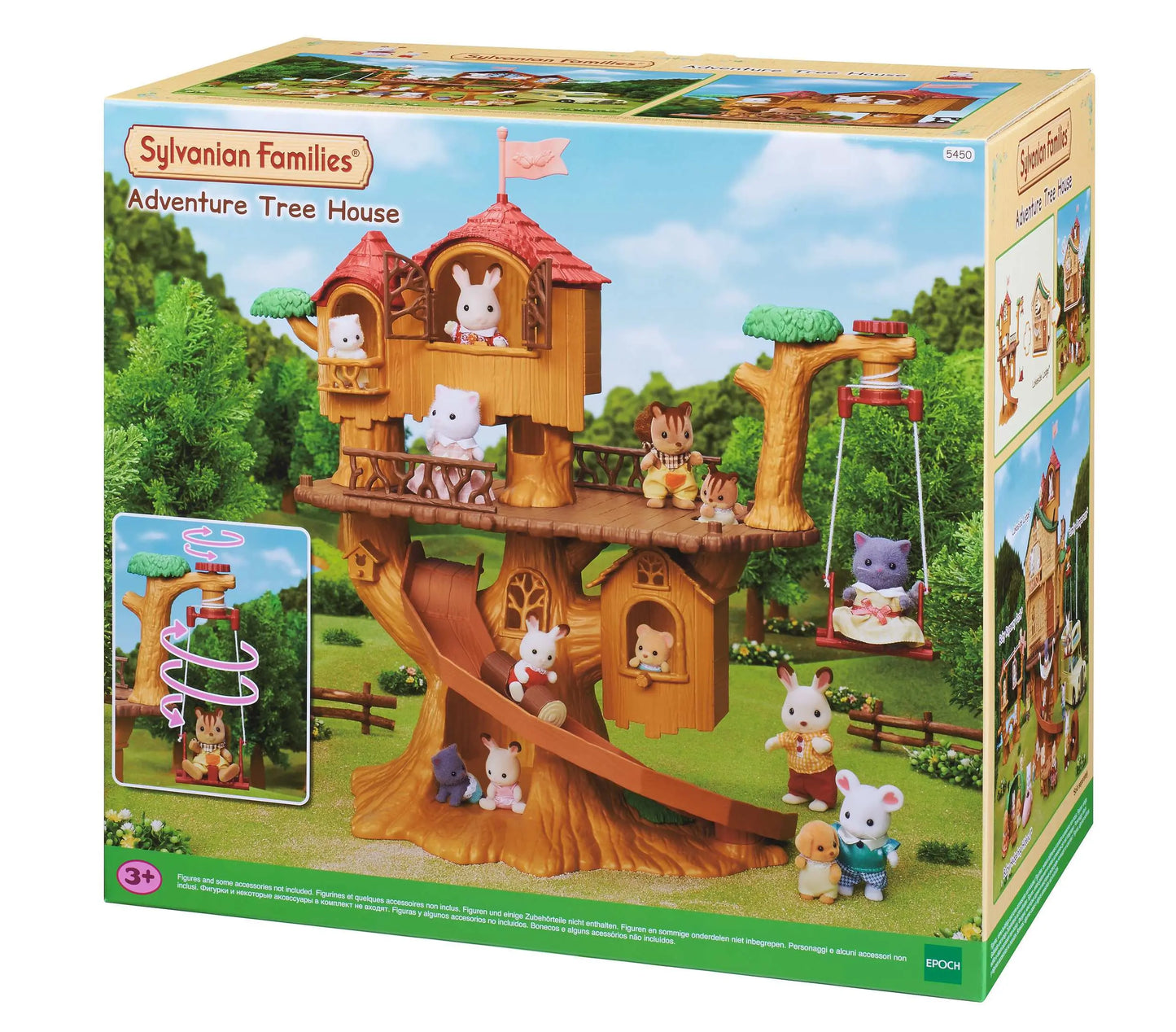 Sylvanian domek drzewo pełen przygód
