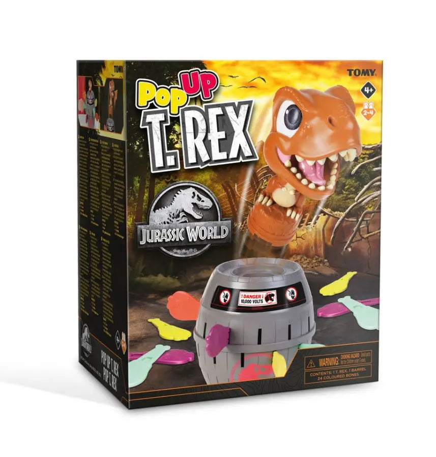Tomy games gra pop up t-rex