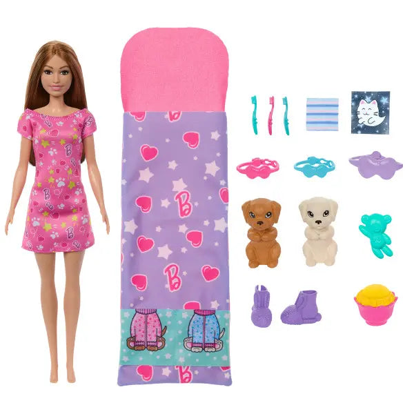 Barbie Piżama party z pieskami