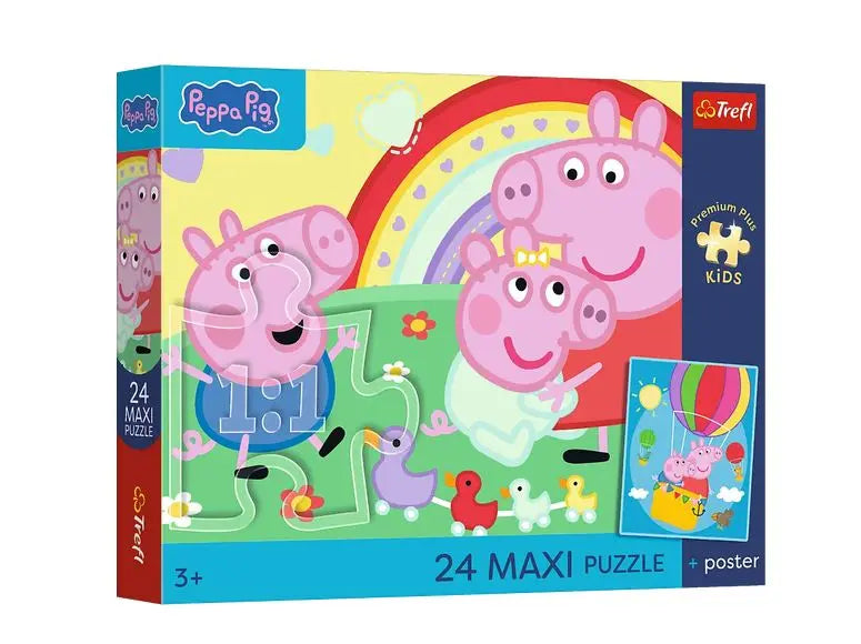 PUZZLE 24 Maxi PremPlus Kids Świnkowe dni 14387