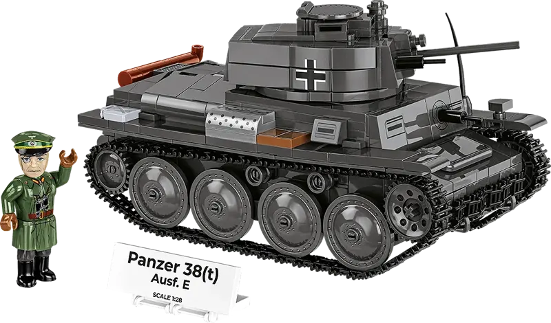 Klocki Historical Collection WWII Panzer 38(T)/CKD LT VZ.38 690 el.
