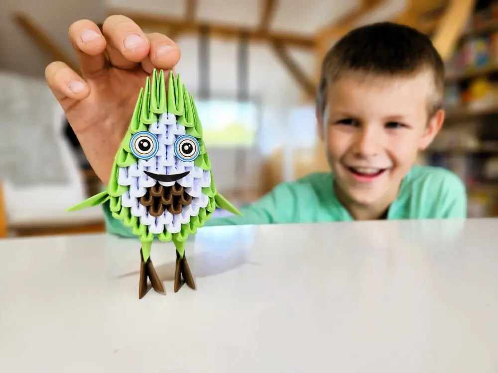 Origami 3d awokado