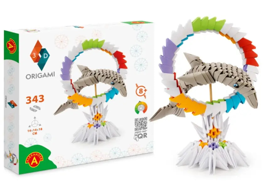 Origami 3D Delfin