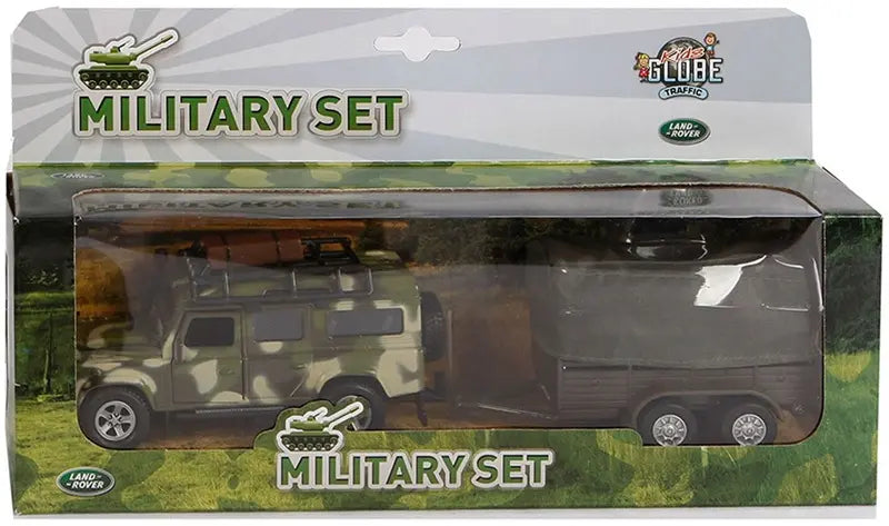 Land Rover wojskowy z przyczepą 520027 07823