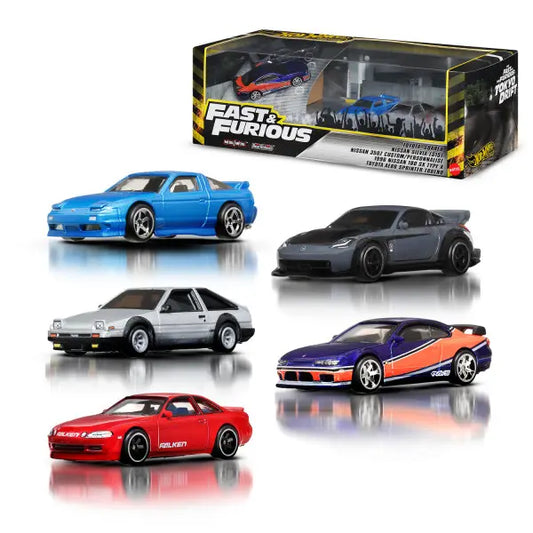 Hot Wheels Premium - Szybcy i wściekli zestaw 4 aut Tokio Drift