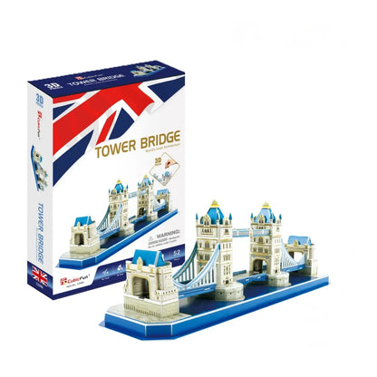 Cubic fun puzzle 3d tower bridge 52 elementy