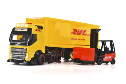Ciężarówka + naczepa DHL ze światłem i dźwiękiem