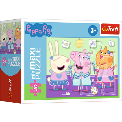 Puzzle minimaxi 20 elementów beztroski dzień świnki peppy