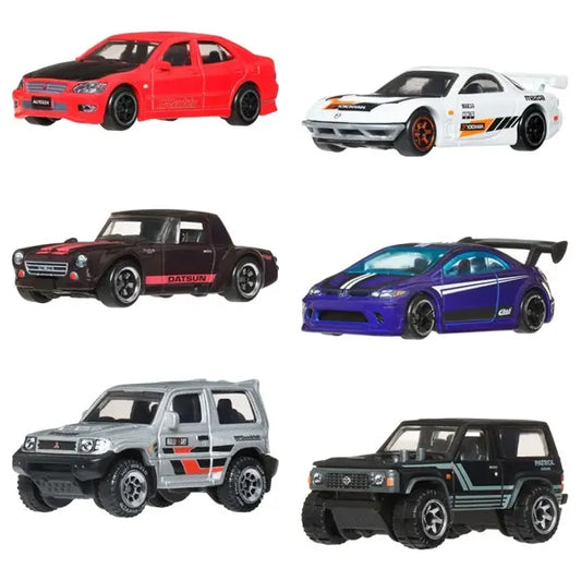 Hot Wheels, Streets of Japan 6 pak Silver series