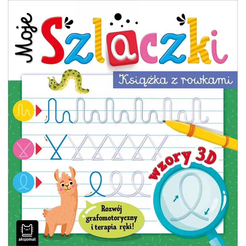 Książka z rowkami: moje szlaczki