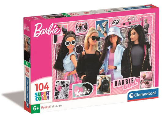 Puzzle 104 Super Kolor Barbie