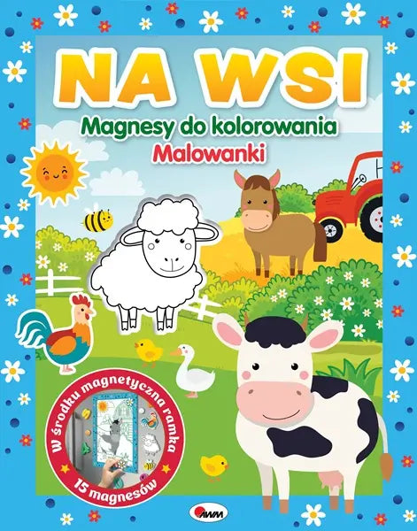 Magnesy do kolorowania - Na wsi