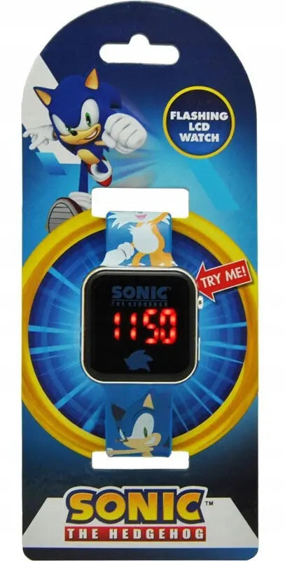 Sonic - zegarek LED cyfrowy