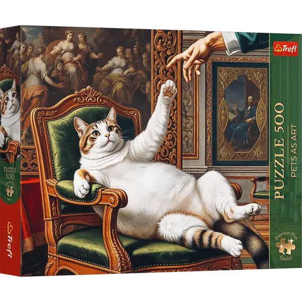 PUZZLE 500 PremPlus PetsAsArt Jego pusz.wys..37627
