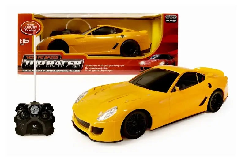 Auto RC żółte Top Racer