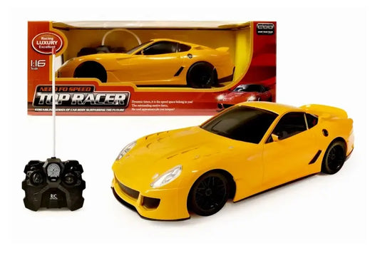 Auto RC żółte Top Racer