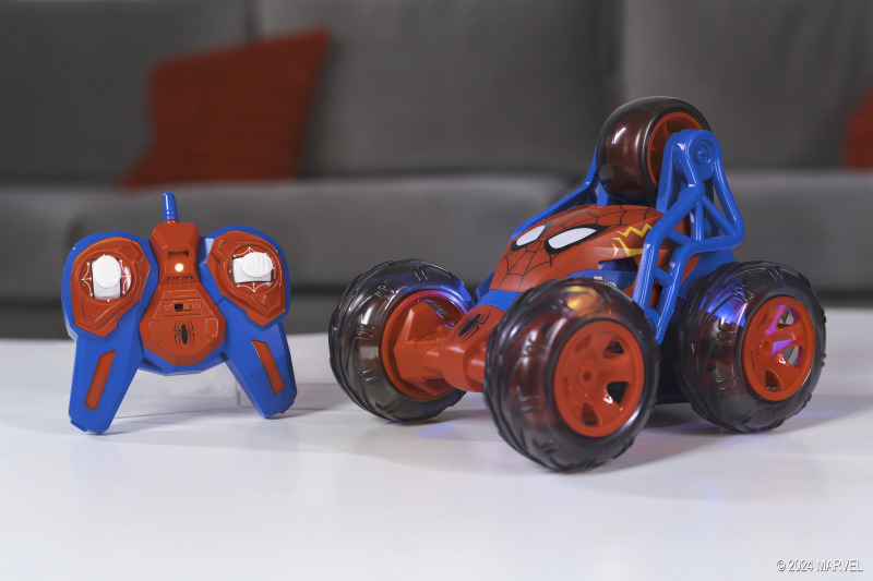 Jada toys zdalnie sterowany pojazd kaskaderski spiderman